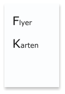 Flyer   Karten