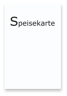 Speisekarte